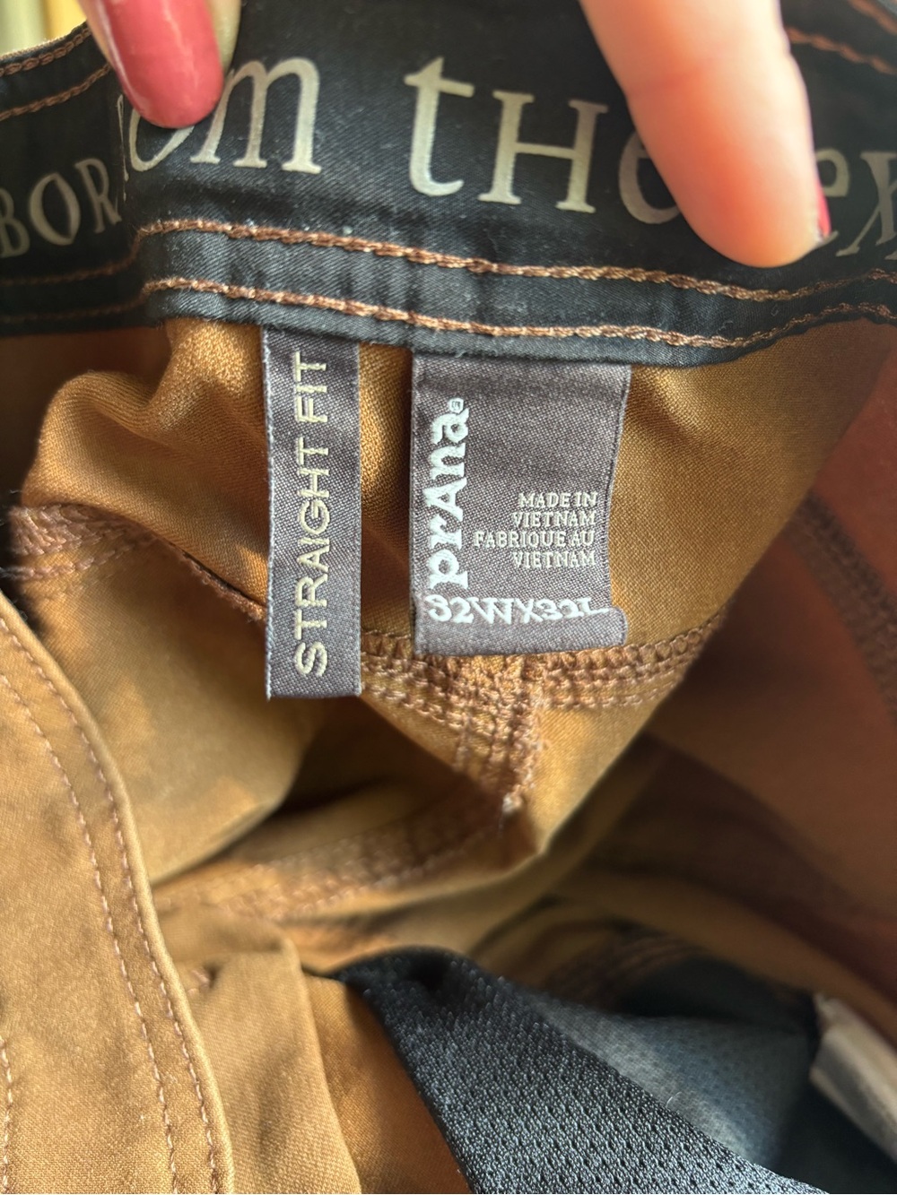 Prana Men’s Straight Fit Chinos - Caramel Brown